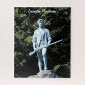 Historische Lexington Minuteman Statue Jigsaw Puzz Puzzle (Vertikal)