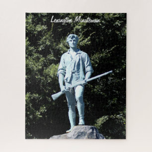 Historische Lexington Minuteman Statue Jigsaw Puzz Puzzle
