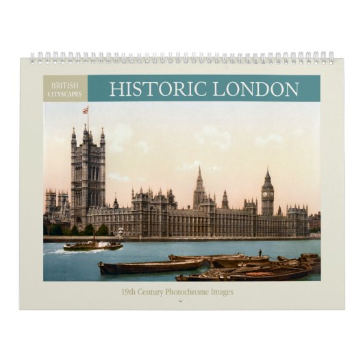 Historische Londoner CityScapes 2026 Kalender (Titelbild)