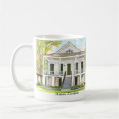 Historische Louisiana-Zuhause-Tasse Kaffeetasse (Links)