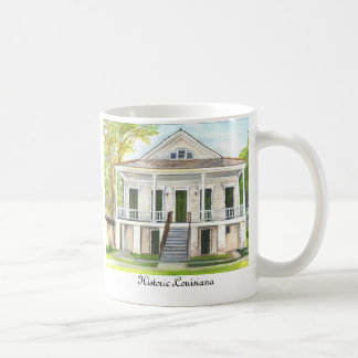 Historische Louisiana-Zuhause-Tasse Kaffeetasse