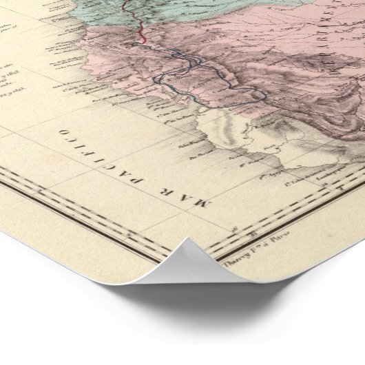 Historische Militärpläne Venezuelas Poster (Ecke)