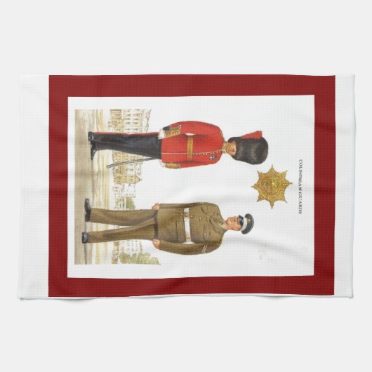 Historische Militäruniformen, Coldstream Schutz Geschirrtuch (Horizontal)