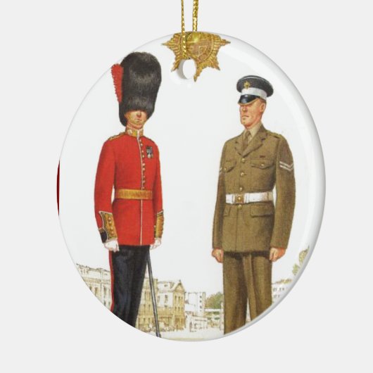 Historische Militäruniformen, Coldstream Schutz Keramikornament (Links)