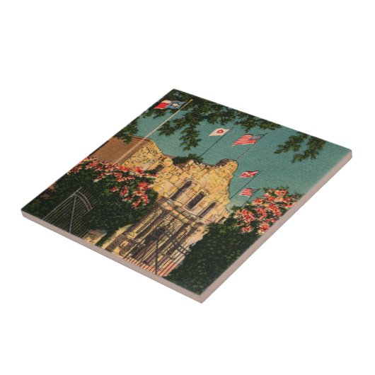 Historische Mission Alamo Fliese (Seite)