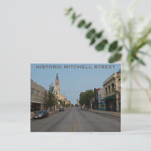 HISTORISCHE MITCHELL STREET Postkarte (Stehend Vorderseite)