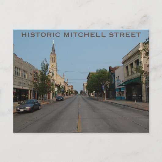 HISTORISCHE MITCHELL STREET Postkarte (Vorderseite)