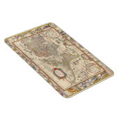 Historische mittelalterliche Weltkarte (von Willem Magnet (Rechte Seite)