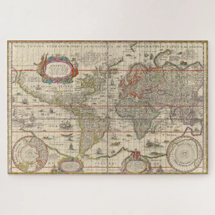 Ryco Originals Puzzle 'Suffolk 1610' – 1000 Teile Historische Karte, 66x50 Cm, Mit Kostenlosem Druck Der Anleitung