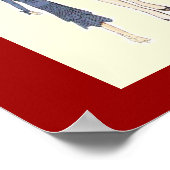 Historische Mode 1928 Poster (Ecke)