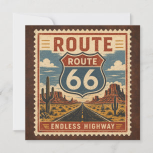 Historische Mother Road Wüstenlandschaft