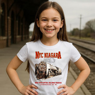 Historische NYC Niagara-Dampflokomotive T-Shirt