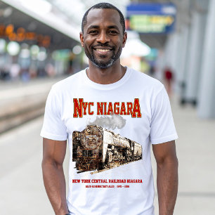 Historische NYC Niagara-Dampflokomotive T-Shirt