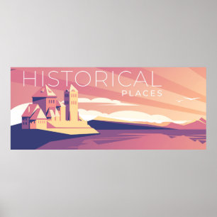 Historische Orte Poster