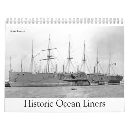 Historische Ozeandampfer Kalender