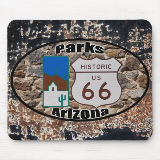 Historische Parks Arizona US-Weg-66 Mousepad (Vorne)