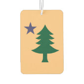 Historische Pine Tree Flagge - Maine Autolufterfrischer (Rückseite)