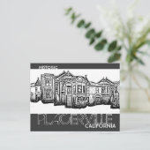 Historische Placerville California Altstadt Postka Postkarte (Stehend Vorderseite)