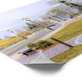 Historische Plymouth MA Küste im Dezember Poster (Ecke)