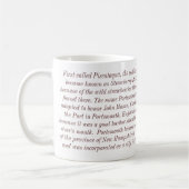 Historische Portsmouth-Tasse Kaffeetasse (Links)