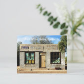 Historische Post in Kelso Kalifornien Postkarte (Stehend Vorderseite)