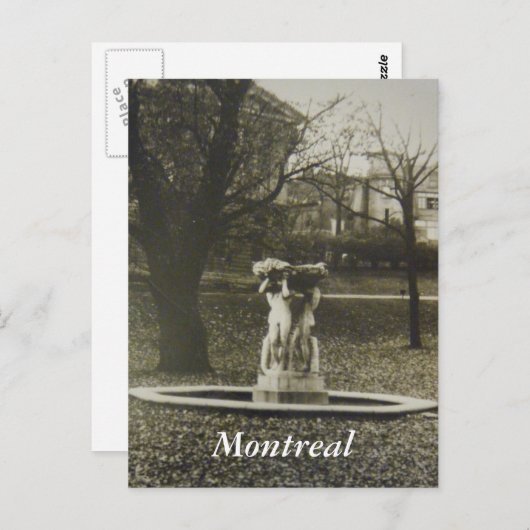 Historische Postkarte Montreal (Vorne/Hinten)