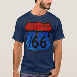 Historische Quadratwurzel der 66-Route T-Shirt