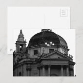 Historische Reise nach Rom Postkarte (Vorne/Hinten)