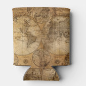 Historische Reise: Weltkarte 1746 Dosenkühler (Rückseite)