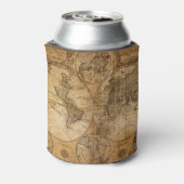 Historische Reise: Weltkarte 1746 Dosenkühler (Kanne Rückseite)