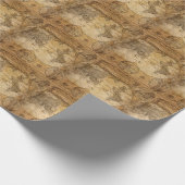 Historische Reise: Weltkarte 1746 Geschenkpapier (Ecke)