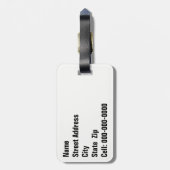 Historische Route 66 Arizona Allgemeiner Store Was Gepäckanhänger (Rückseite vertikal)