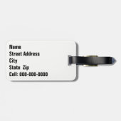 Historische Route 66 Arizona Allgemeiner Store Was Gepäckanhänger (Rückseite horizontal)