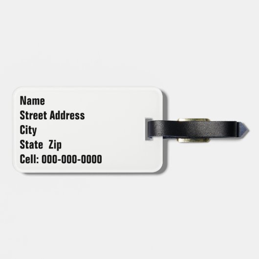 Historische Route 66 Arizona Allgemeiner Store Was Gepäckanhänger (Rückseite horizontal)