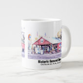 Historische Route 66 Arizona Allgemeiner Store Was Jumbo-Tasse (Vorderseite Rechts)