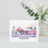 Historische Route 66 Arizona Allgemeiner Store Was Postkarte (Stehend Vorderseite)