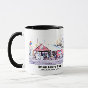 Historische Route 66 Arizona Allgemeiner Store Was Tasse