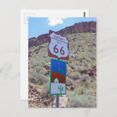 Historische Route 66 Arizona Postkarte! Postkarte (Vorne/Hinten)