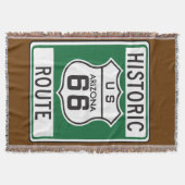 Historische Route 66 Arizona Road Sign Decke (Vorderseite)