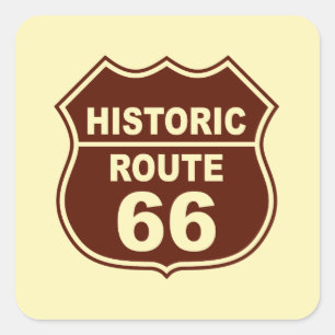 Historische Route 66 Aufkleber