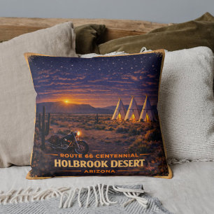 Historische Route 66 Centennial 1926-2026 Doppelse Kissen