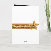 Historische Route 66 Grußkarte Schwarz Karte (Rückseite)