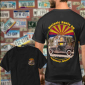 Historische Route 66 Hackberry, Arizona Front Back T-Shirt