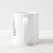 Historische Route 66 Jumbo-Tasse (Rückseite)