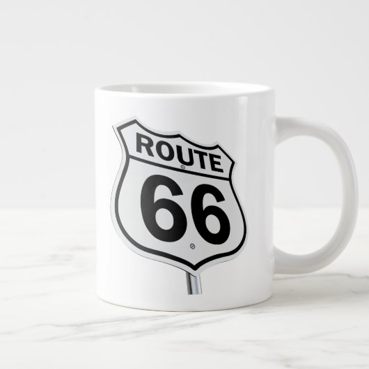 Historische Route 66 Jumbo-Tasse (Rechts)