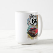 Historische Route 66 Kaffeetasse (VorderseiteRechts)