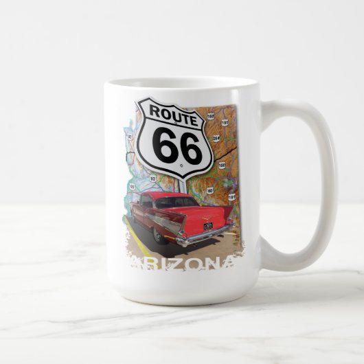 Historische Route 66 Kaffeetasse (Rechts)
