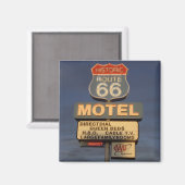 Historische Route 66 Magnet (Vorderseite/Rückseite)