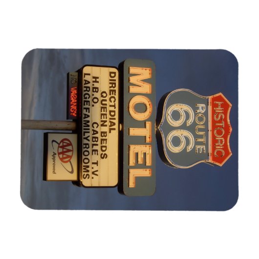 Historische Route 66 Magnet (Horizontal)