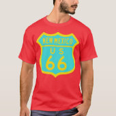 Historische Route 66: New Mexico T-Shirt (Vorderseite)